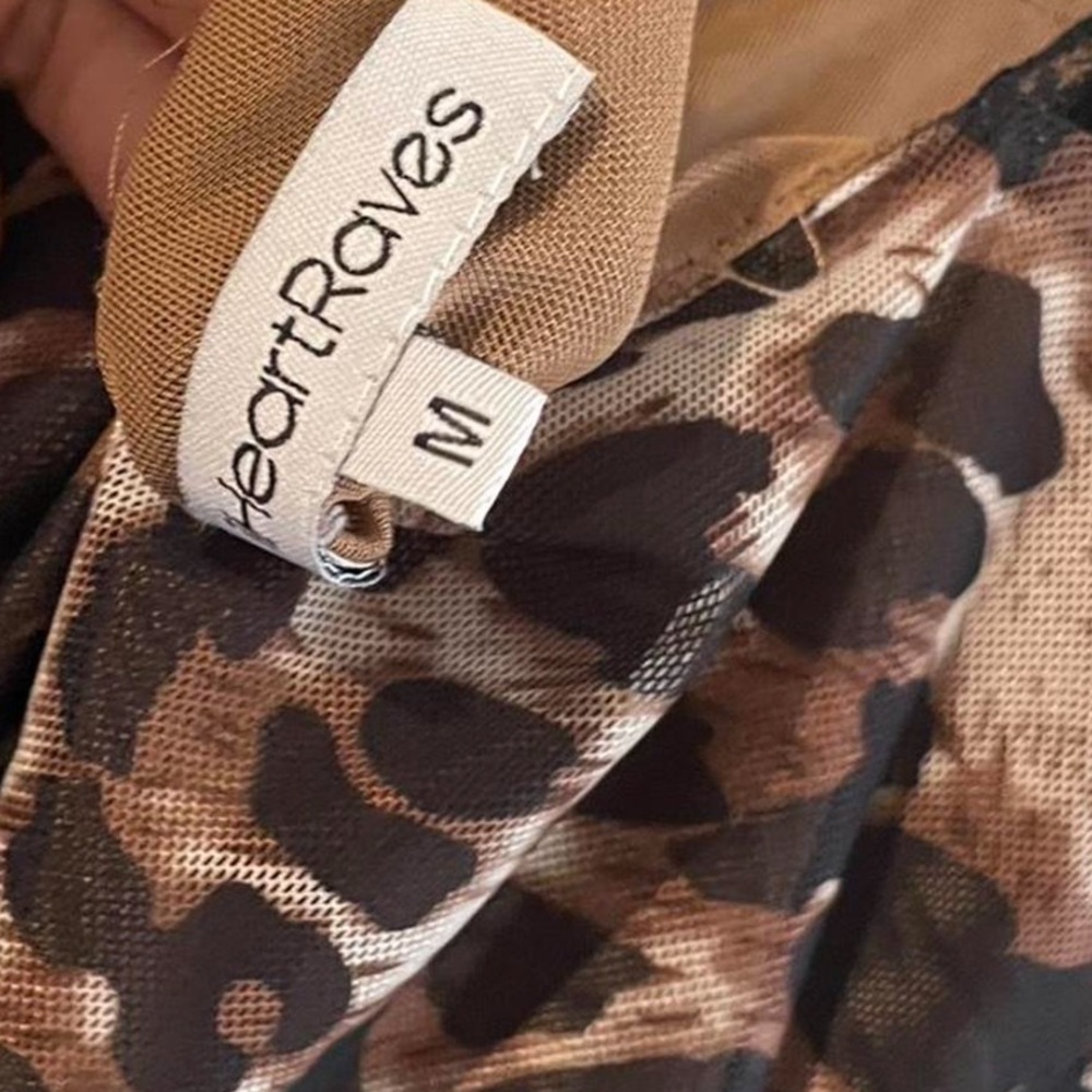 I-Heart Raves cheetah print cocktail dress - Picture 3 of 3